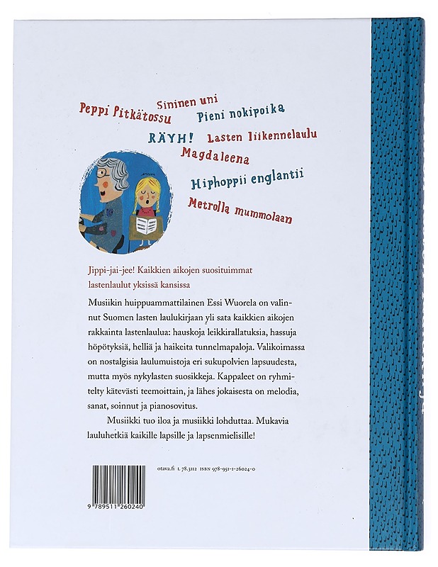 Suomen lasten laulukirja - Wuorela, Essi - Musiikki- ja elokuvakirjat - 10105539551 - 1