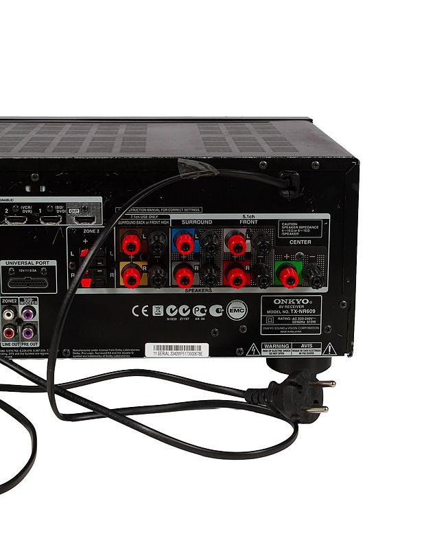 ONKYO TX-NR609 viritinvahvistin - Viihde-elektroniikka - 10105539558 - 4