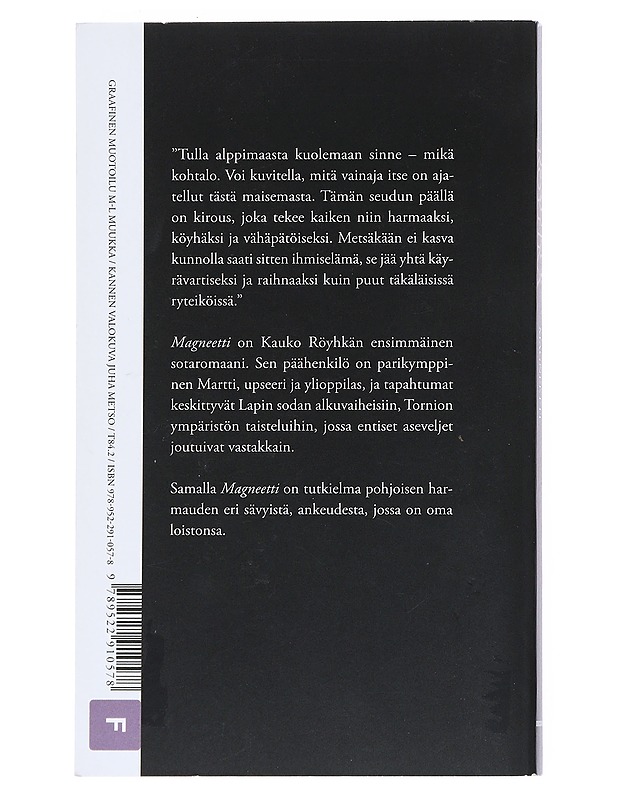 Magneetti - Kauko Röyhkä - Kaunokirjallisuus - 10105539569 - 1
