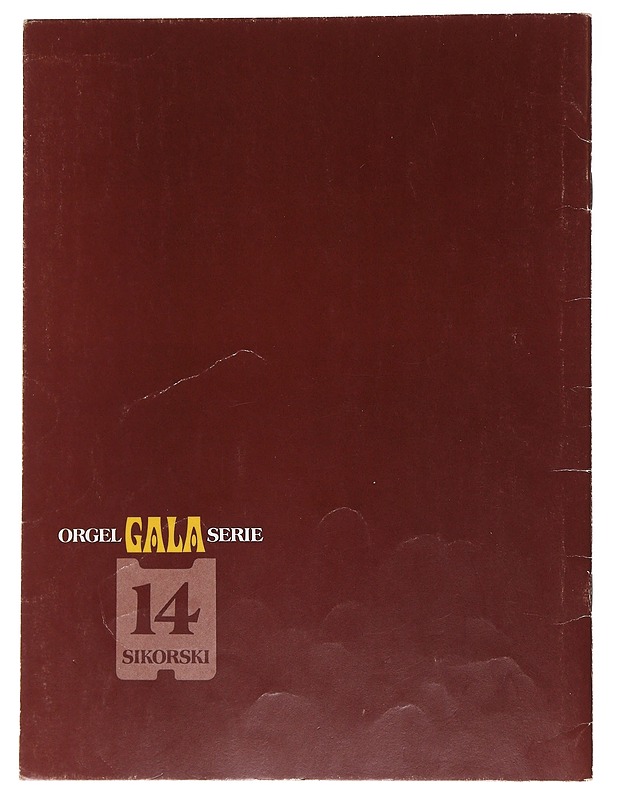 Orgel gala serie : Nro: 14 - Musiikki- ja elokuvakirjat - 10105539571 - 1