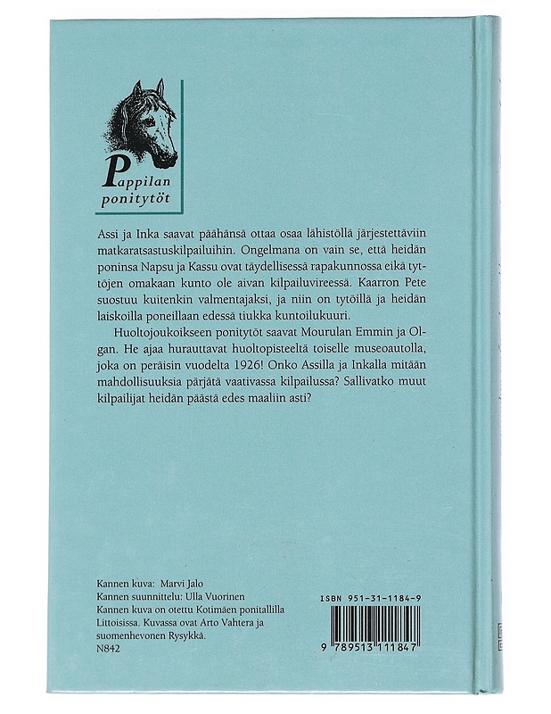 Pappilan ponitytöt kilpailuissa - Jalo, Merja - Nuorten kirjat - 10105539575 - 1