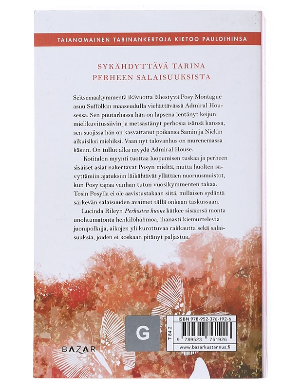 Perhosten huone - Riley, Lucinda - Romaanit ja novellit - 10105539590 - 1