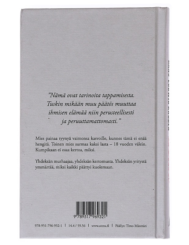 Murha : tarinoita todellisuudesta - Kröber, Hans-Ludwig - Historiakirjat - 10105539592 - 1