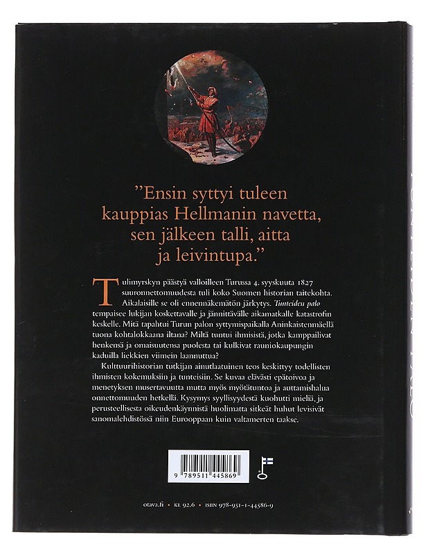 Tunteiden palo : Turku liekeissä 1827 - Hannu Salmi - Elämäkerrat ja muistelmat - 10105539629 - 1