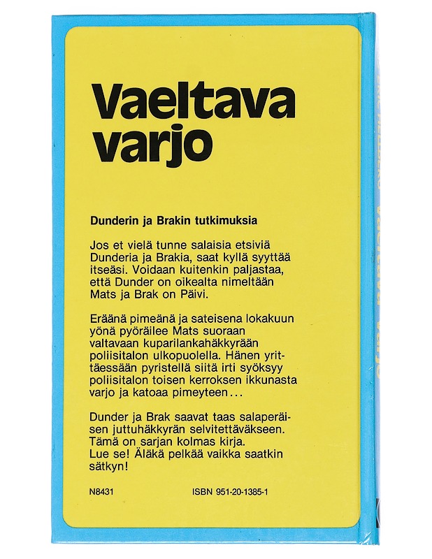 Vaeltava varjo - Hellberg, Hans-Eric - Romaanit ja novellit - 10105539643 - 1