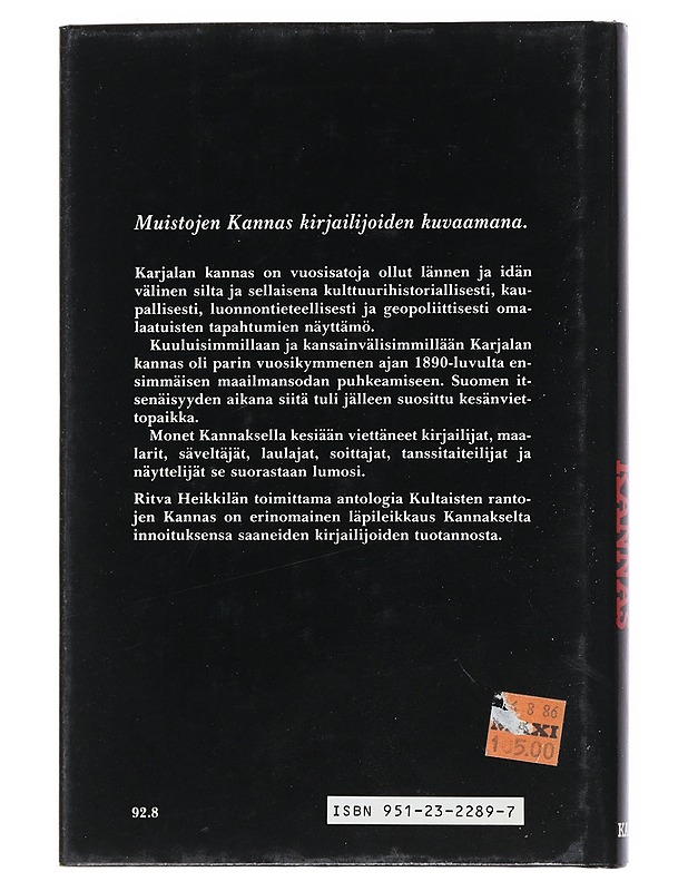 Kultaisten rantojen Kannas : kuvauksia Terijoen maisemista ja ihmisistä - Heikkilä, Ritva - Elämäkerrat ja muistelmat - 10105539650 - 1