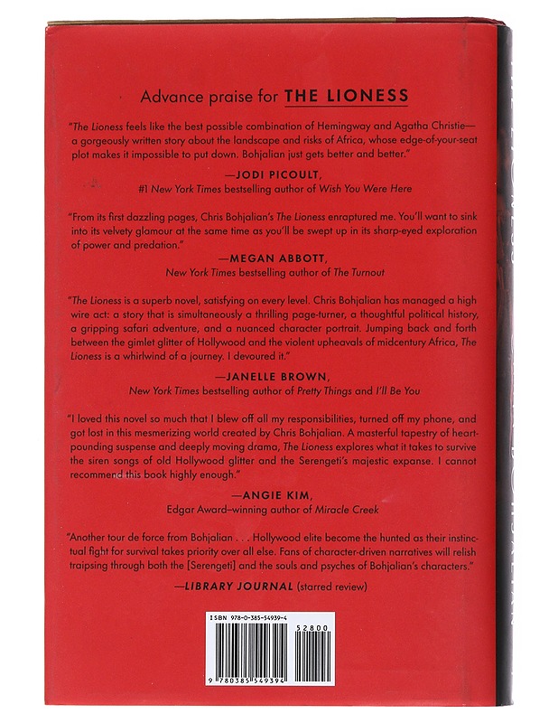 The Lioness, signed edition - Bohjalian, Chris - Romaanit ja novellit - 10105539694 - 1