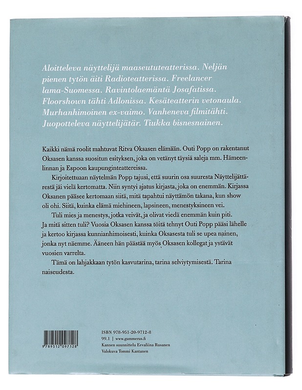 Näyttelijätär : Ritva Oksanen - Outi Popp - Elämäkerrat ja muistelmat - 10105539706 - 1