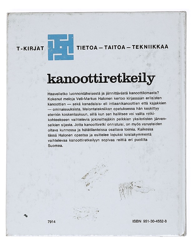 Kanoottiretkeily - Halonen, Veli-Markus - Kirja lahjaksi - 10105539718 - 1