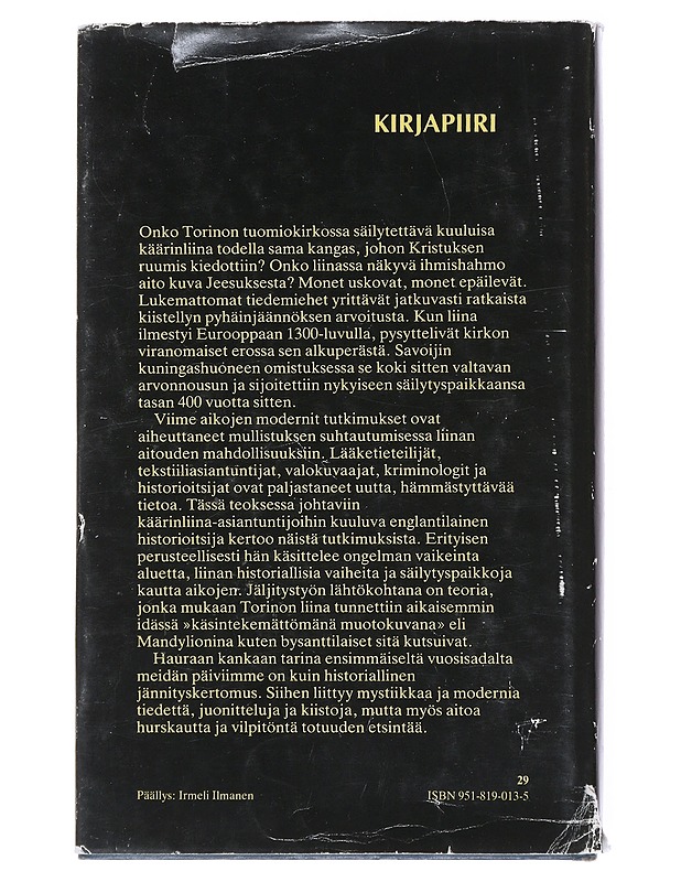 Käärinliinan arvoitus - Wilson, Ian - Tietokirjat - 10105539770 - 1