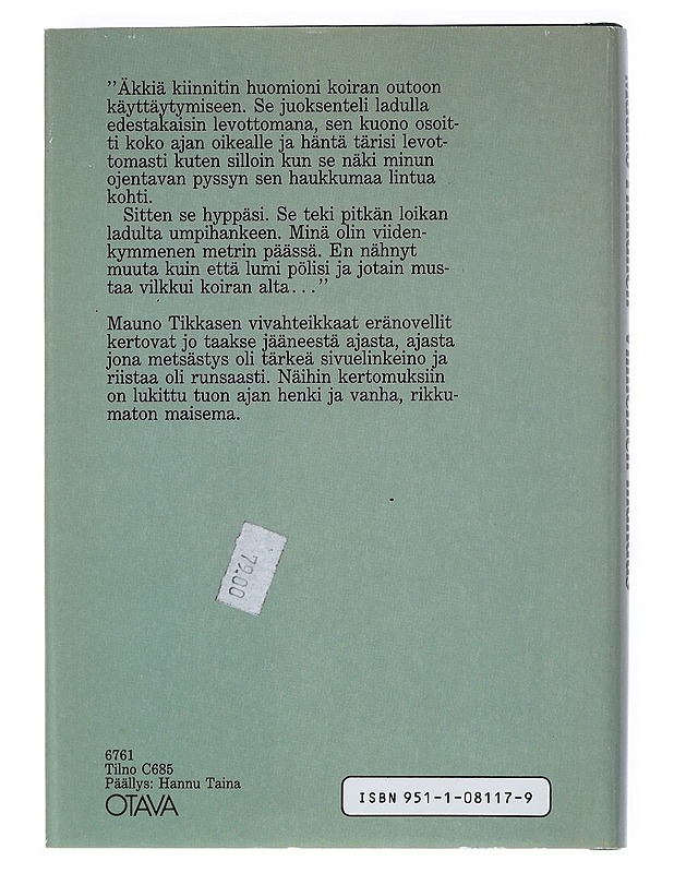 Viimeinen Makaus - Mauno Tikkanen - Romaanit ja novellit - 10105539817 - 1