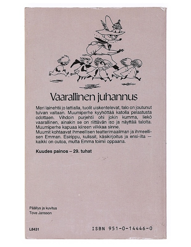 Vaarallinen juhannus - Jansson, Tove - Lastenkirjat - 10105539933 - 1