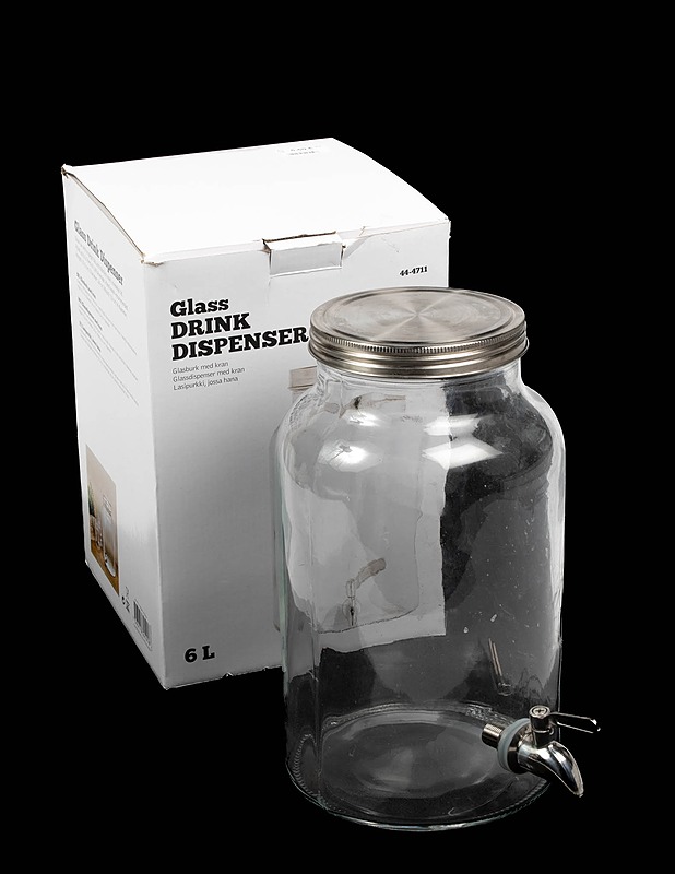 CLAS OHLSON juoma-annostelija hanalla, 6 l - Tarjoiluastiat - 10105539943 - 0