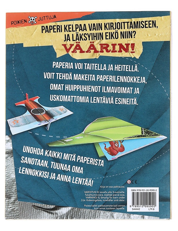 Paperilennokit : taittele, heittele, lennätä, taistele - Loborik, Jason - Lastenkirjat - 10105539963 - 1