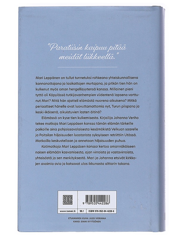 Kotimatkoja Mari Leppäsen kanssa - Johanna Venho - Elämäkerrat ja muistelmat - 10105539986 - 1