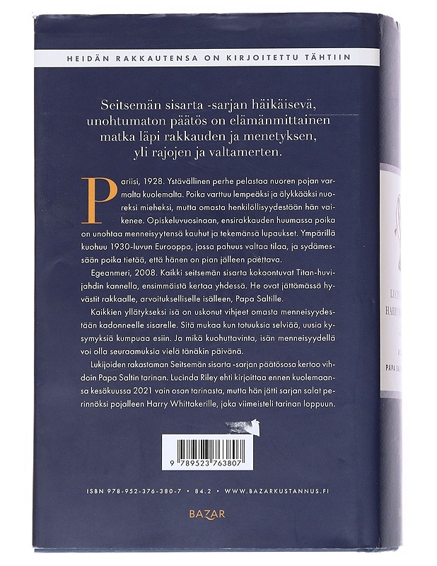 Atlas, Papa Saltin tarina - Riley, Lucinda - Romaanit ja novellit - 10105540062 - 1