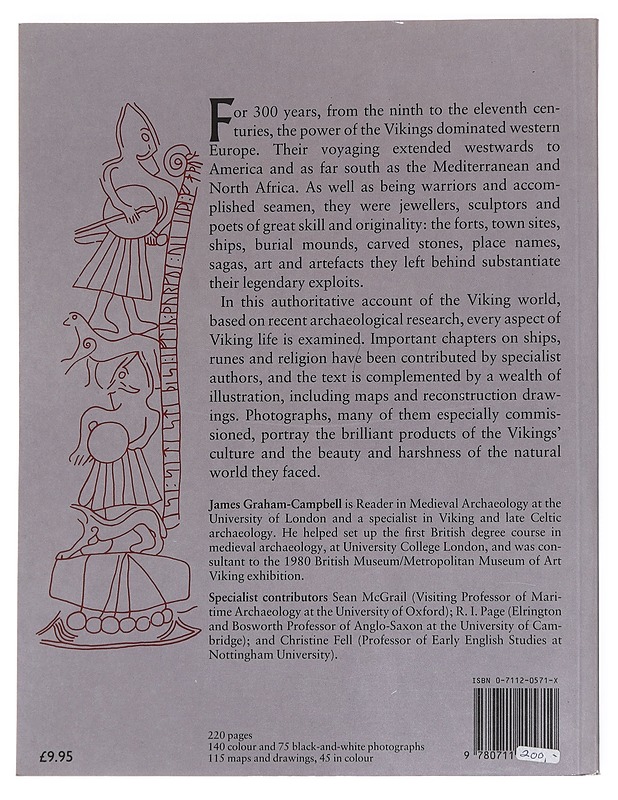 The Viking World - James Graham-Campbell  - Tietokirjat - 10105540073 - 1