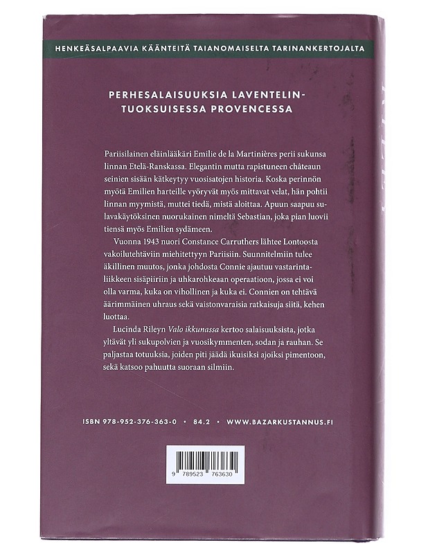 Valo ikkunassa - Riley, Lucinda - Romaanit ja novellit - 10105540113 - 1
