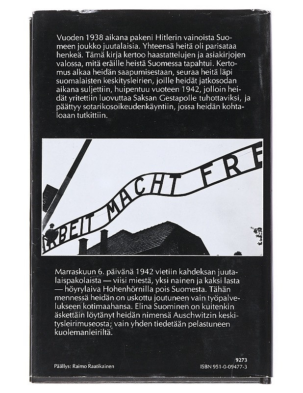Kuoleman laiva S/S Hohenhörn : Juutalaispakolaisten kohtalo Suomessa - Sana, Elina - Historiakirjat - 10105540117 - 1
