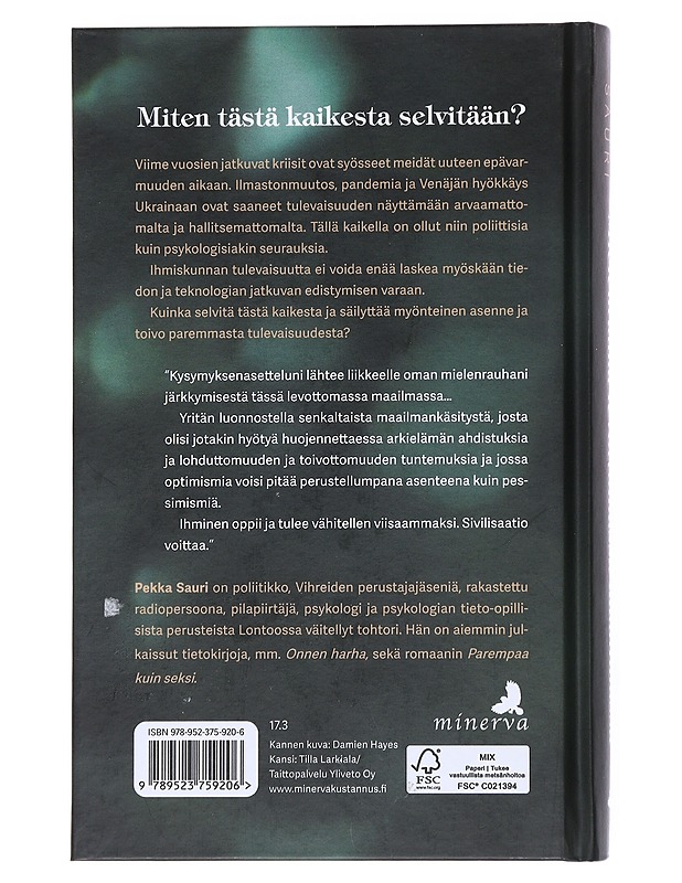 Mielenrauha levottomassa maailmassa - Pekka Sauri - Tietokirjat ja oppaat - 10105540141 - 1