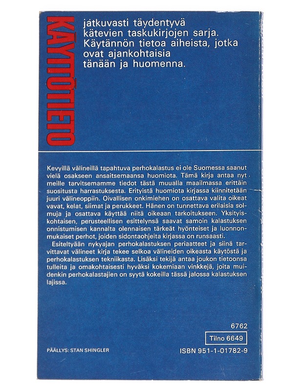 Perhokalastajan opas - Rossi, Juhani - Tietokirjat ja oppaat - 10105540207 - 1