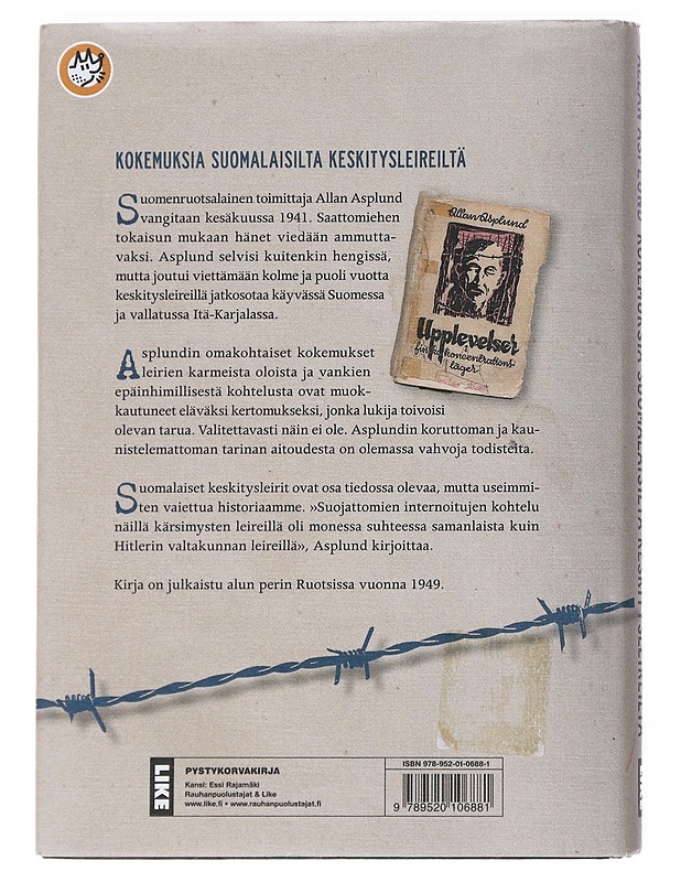 Kokemuksia suomalaisilta keskitysleireiltä - Asplund, Allan - Elämäkerrat ja muistelmat - 10105540263 - 1