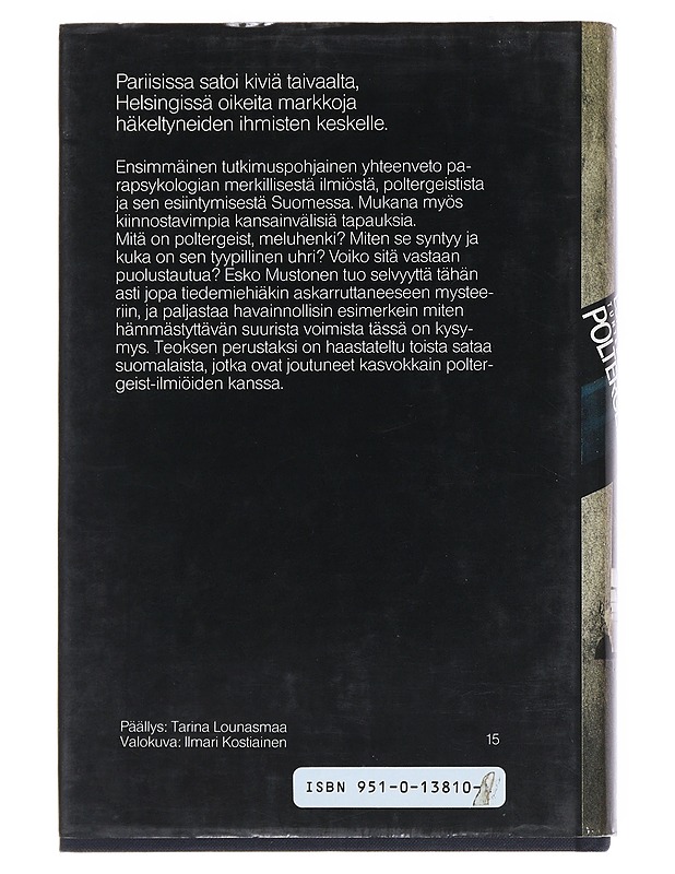 TUNTEMATON VOIMA - POLTERGEIST - ESKO MUSTONEN - Tietokirjat - 10105540265 - 1