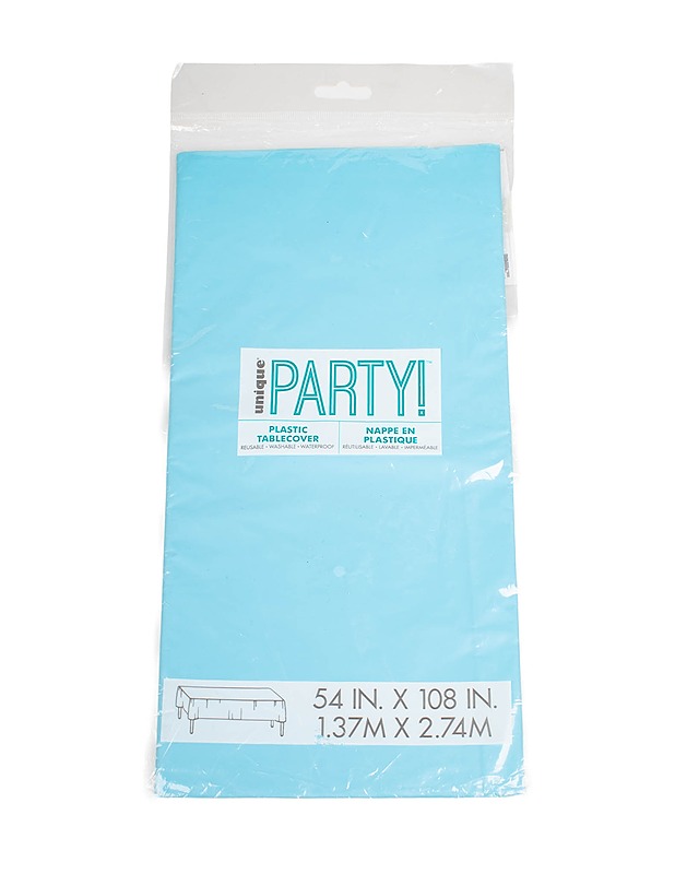 UNIQUE PARTY muovinen pöytäliina, 137x274 cm - Pöytäliinat - 10105540304 - 0
