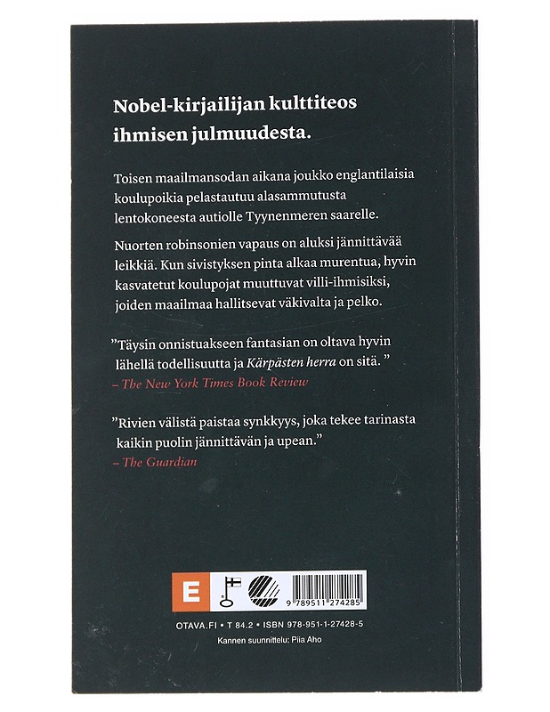Kärpästen herra - Golding, William - Romaanit ja novellit - 10105540303 - 1