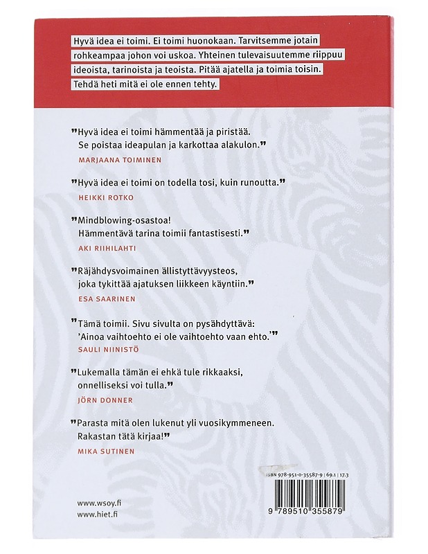 Hyvä idea ei toimi - Marko Kulmala - Tietokirjat ja oppaat - 10105540332 - 1