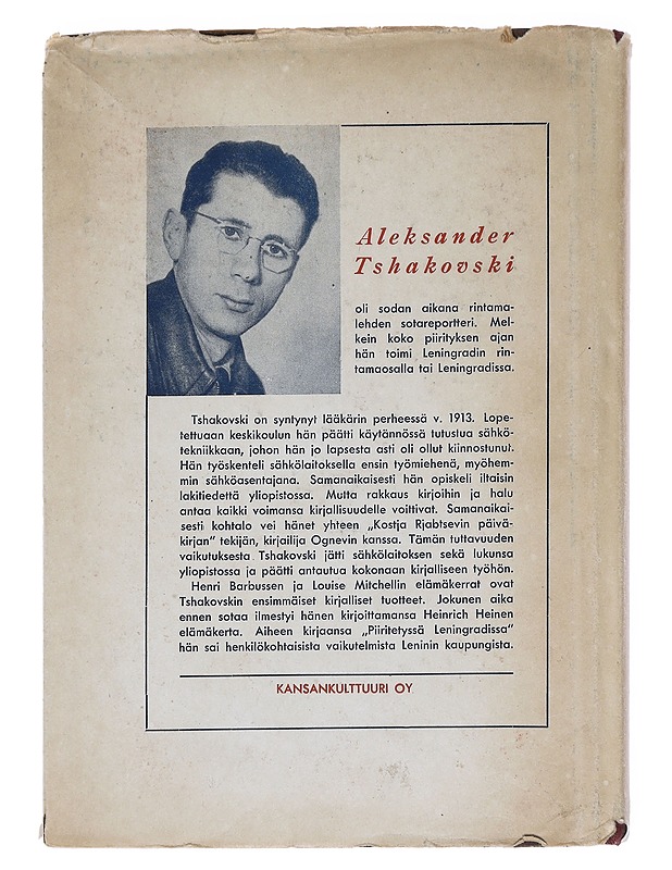 Piiritetyssä Leningrandissa - Aleksanser Tshakovski - Romaanit ja novellit - 10105540333 - 1