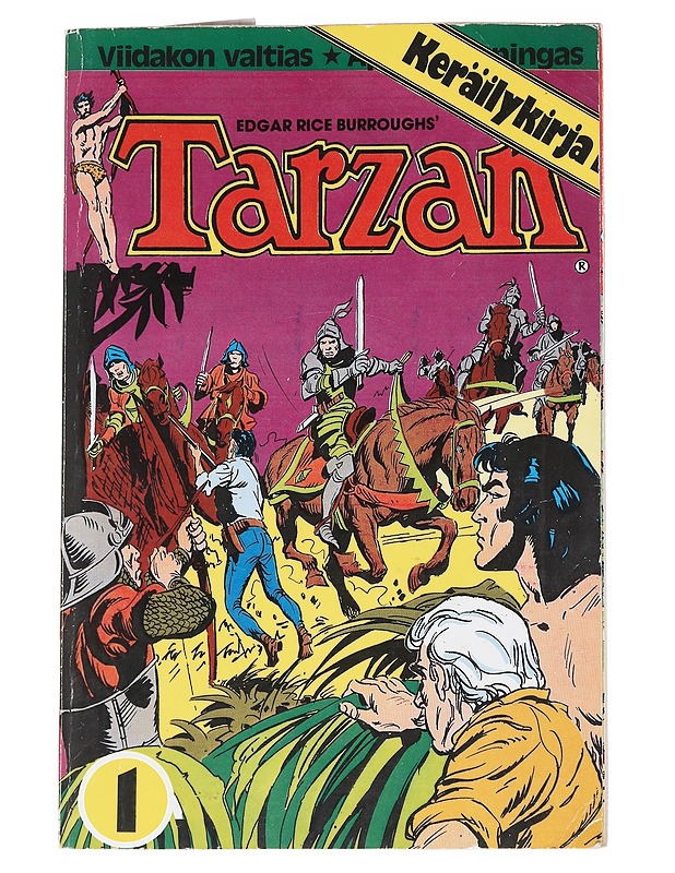 Tarzan Viidakon valtias Keräilykirja - Edgar Rice Burroughs - Sarjakuvat - 10105540353 - 0