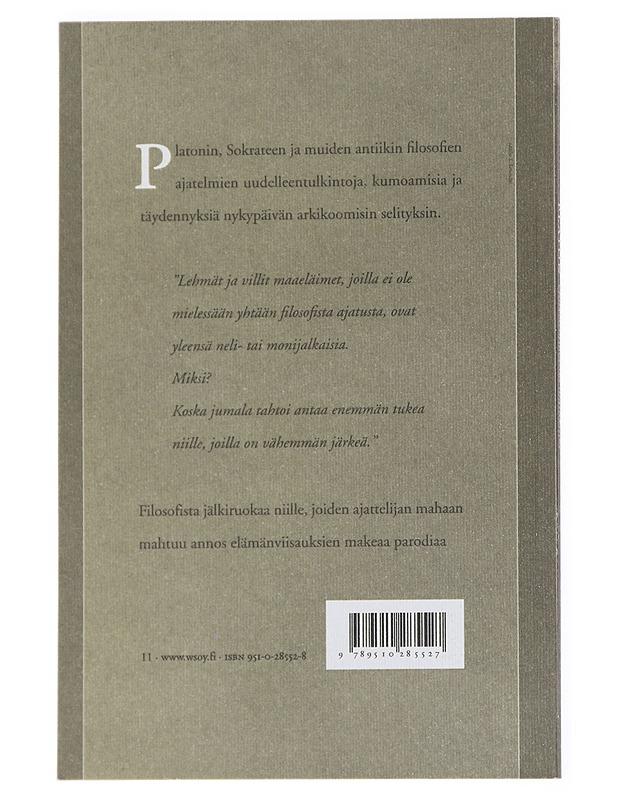 Platon : Elinkelvottomista ajatuksista - Holvas, Jakke - Tietokirjat ja oppaat - 10105540356 - 1