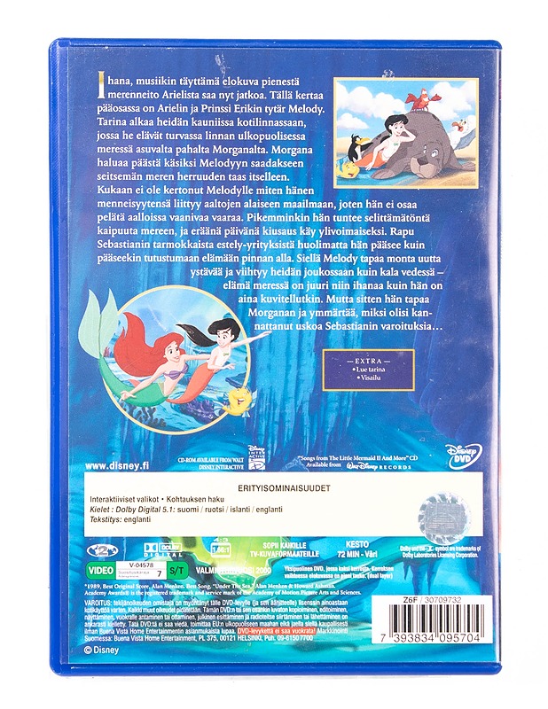 Pieni Merenneito 2: Atlantiksen salaisuus - DVD - DVD-elokuvat - 10105540357 - 1