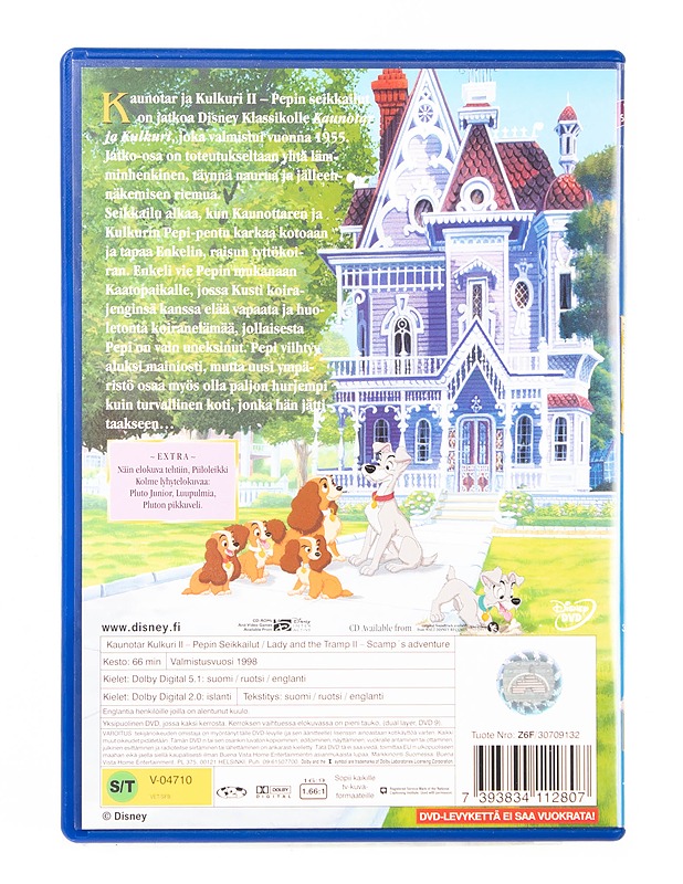 Kaunotar Ja kulkuri II: Pepin Seikkailut - DVD - DVD-elokuvat - 10105540415 - 1