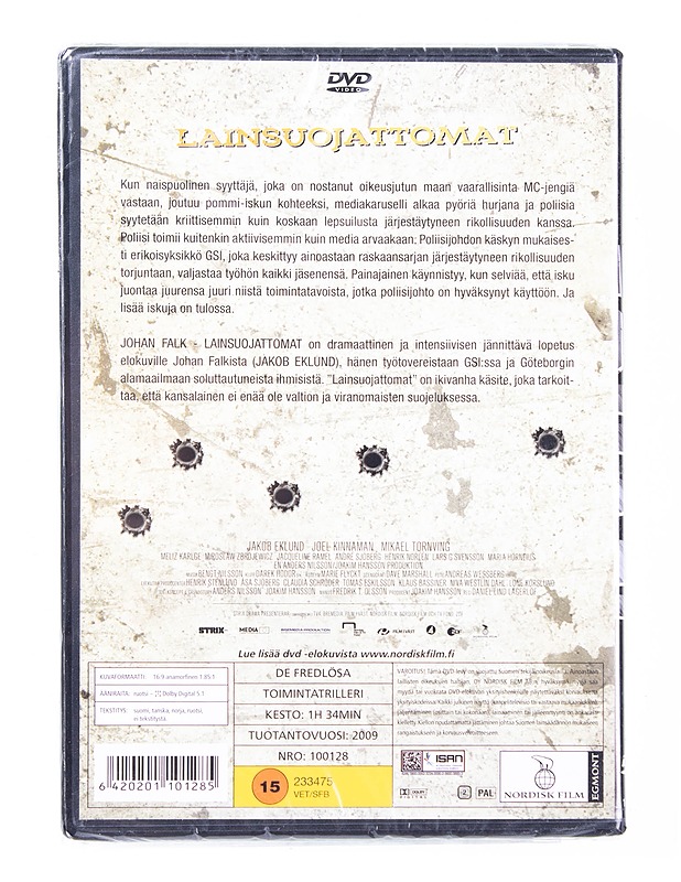 Johan Falk: Lainsuojattomat - DVD - DVD-elokuvat - 10105540429 - 1