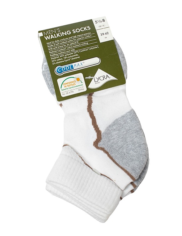 Miesten kuviolliset sauvakävelysukat -  39/42 - Miesten vaatteet - 10105540441 - 0