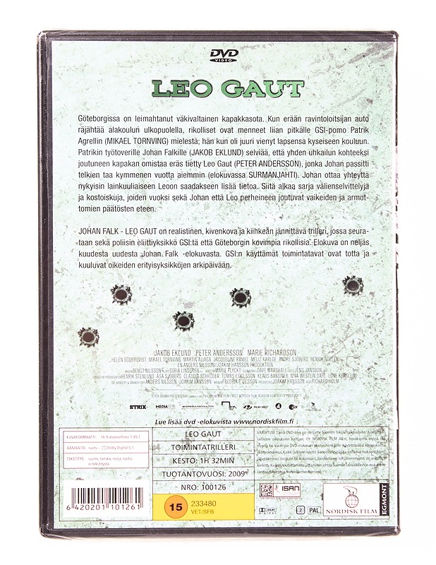 Johan Falk: Leo gaut - DVD - DVD-elokuvat - 10105540445 - 1