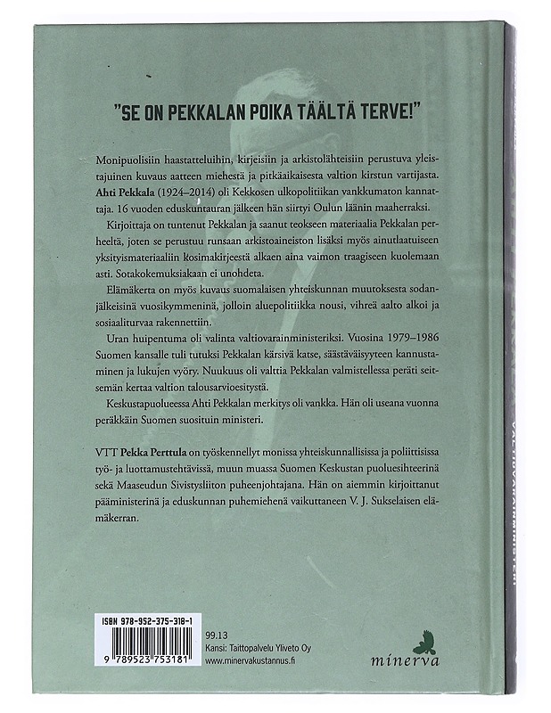 Ahti Pekkala : poliitikko ja valtiovarainministeri - Pekka Perttula - Elämäkerrat ja muistelmat - 10105540452 - 1