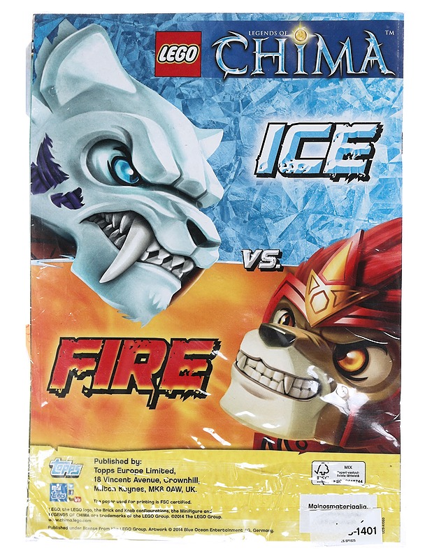 Lego Legends of Chima Tarra albumi - Lastenkirjat - 10105540468 - 1