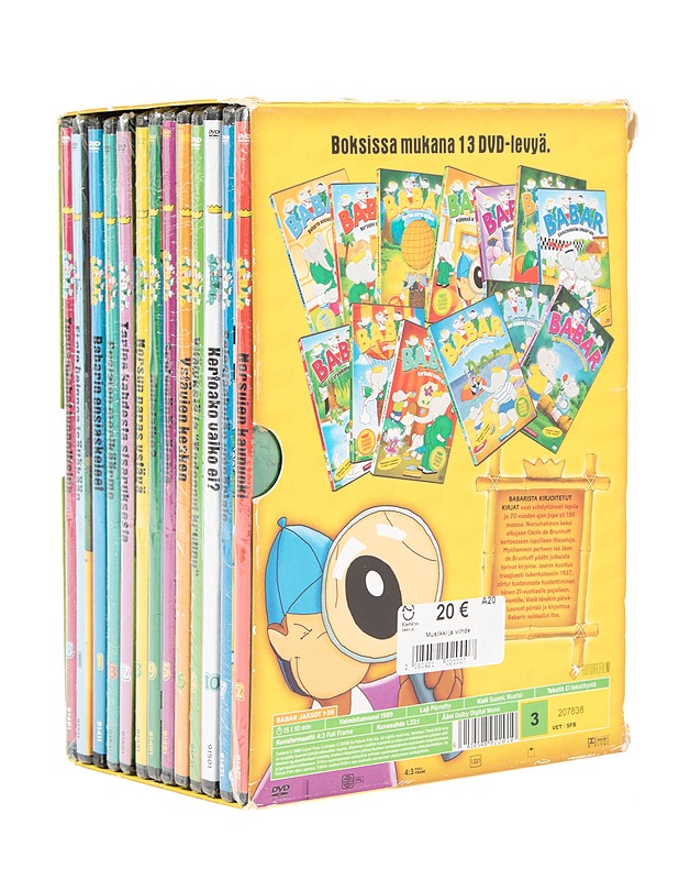 Babar jaksot 1-39 - DVD - DVD-elokuvat - 10105540478 - 1
