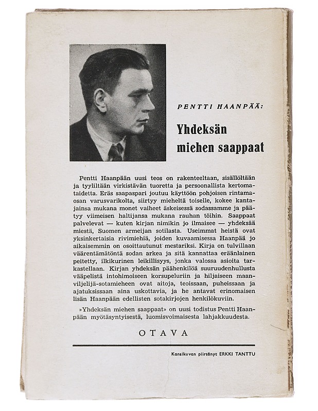Yhdeksän miehen saappaat - Haanpää, Pentti - Romaanit ja novellit - 10105540484 - 1
