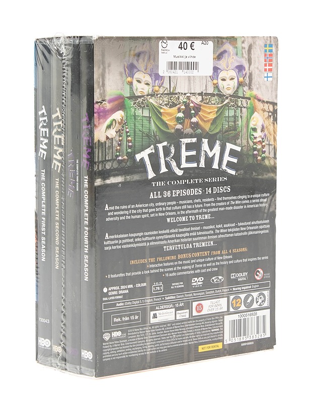 Treme: The complete series - DVD - DVD-elokuvat - 10105540483 - 1