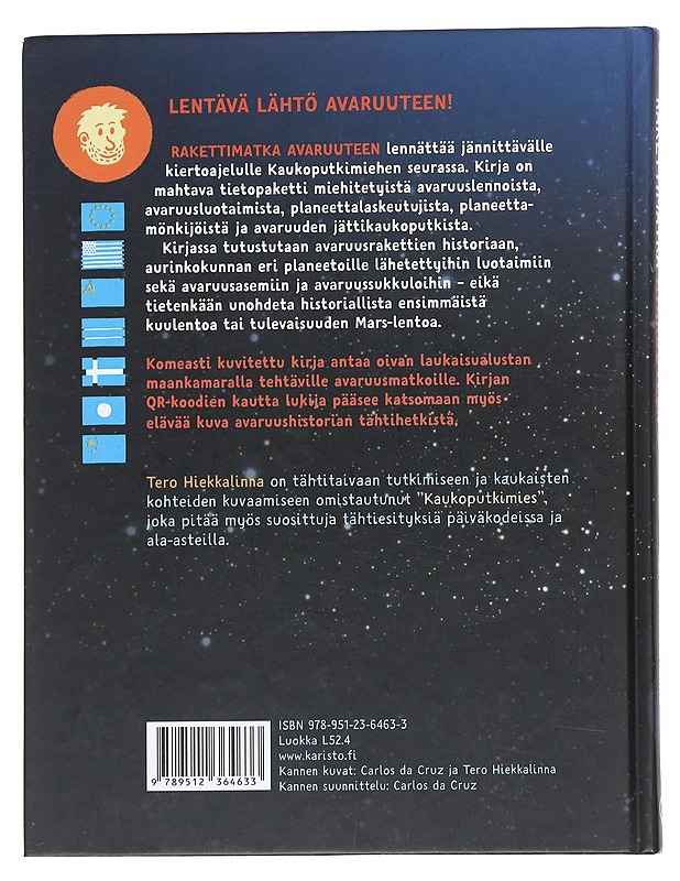 Rakettimatka avaruuteen - Hiekkalinna, Tero - Tietokirjat - 10105540490 - 1