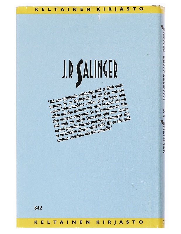 Sieppari ruispellossa - Salinger, J. D. - Romaanit ja novellit - 10105540508 - 1