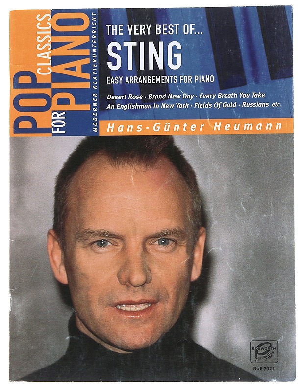 The Very Best Of... Sting: Easy Arrangements for Piano by Hans-GüNter Heumann sheet music nuottikirja - Harrastekirjat - 10105540544 - 0