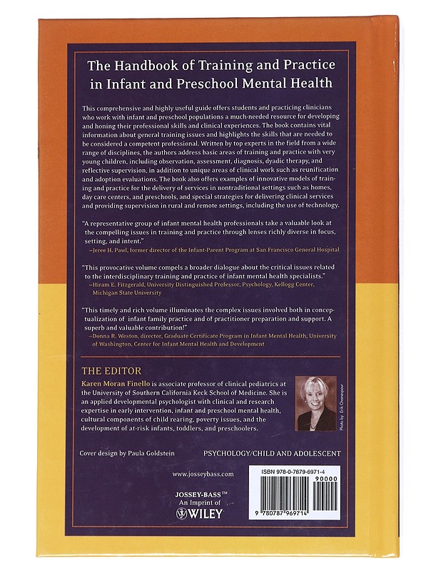The handbook of Training and Practice in Infant and Preschool mental health - Tietokirjat ja oppaat - 10105540585 - 1