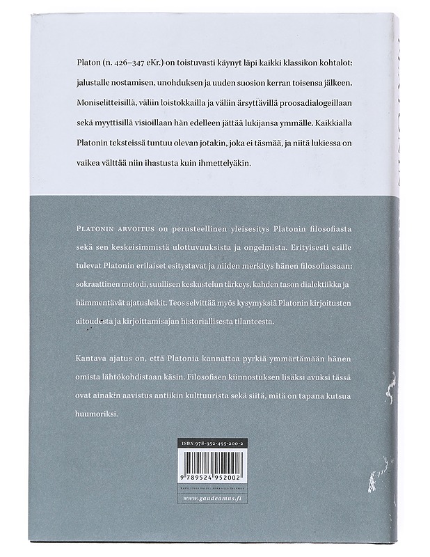Platonin arvoitus - Thesleff, Holger - Elämäkerrat ja muistelmat - 10105540590 - 1