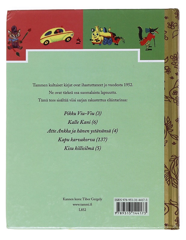 Ikiomat kultaiset eläinkirjani - Jackson, Kathryn - Lastenkirjat - 10105540622 - 1