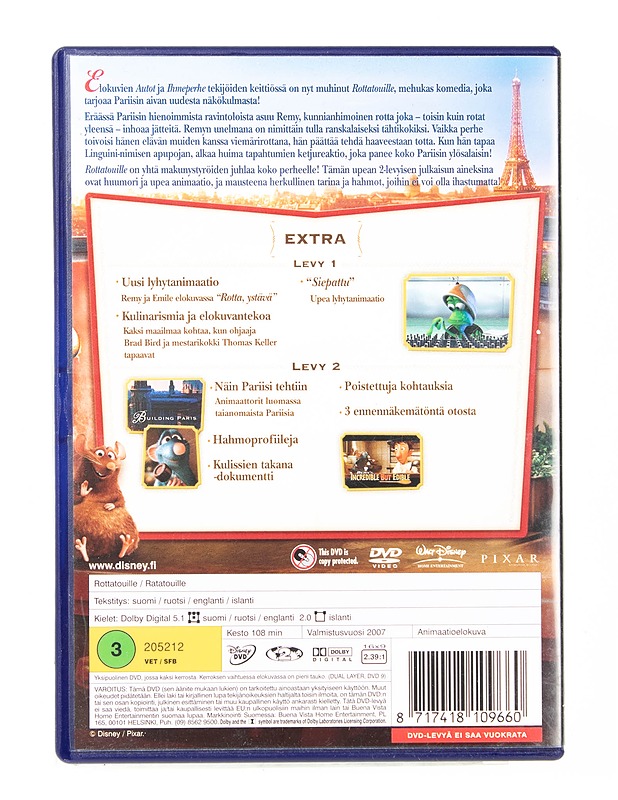 Rottatouille - DVD - DVD-elokuvat - 10105540711 - 1